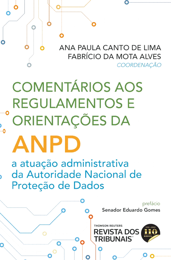 Capa do livro Comentários aos Regulamentos e Orientações da ANPD